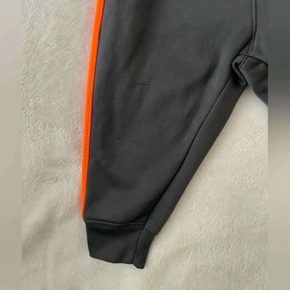 Nike Matching Set Bright Orange Hoodie with Grey Details 9-12 months - Picture 7 of 10